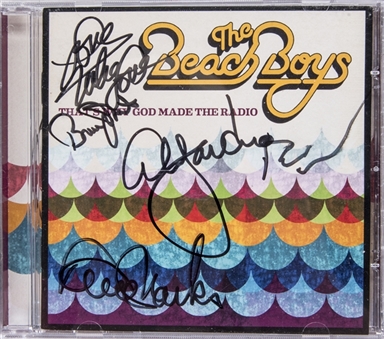 The Beach Boys Group Signed "Thats Why God Made the Radio" CD Signed by 5 (Beckett)